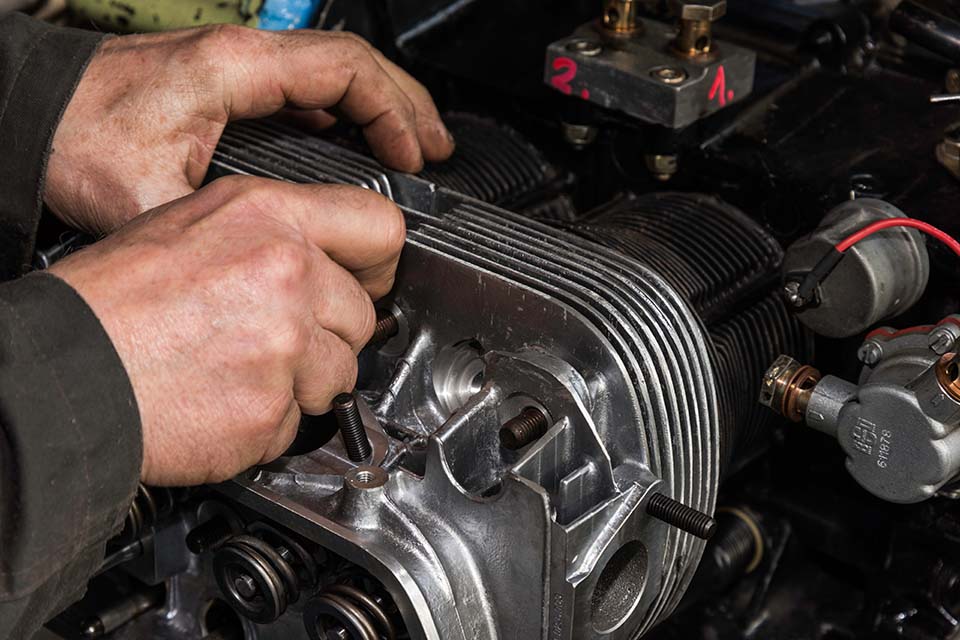 Motor repair.
